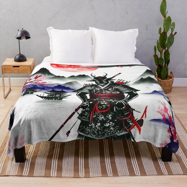 Item preview, Samurai en Blossom Bay designed and sold by Teebuya.