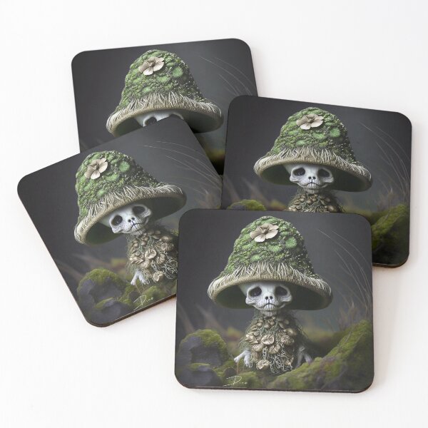 Item preview, Dead Fairy Green ii - mushroom fairy in the garden, mythical creature designed and sold by ThatFeeling.