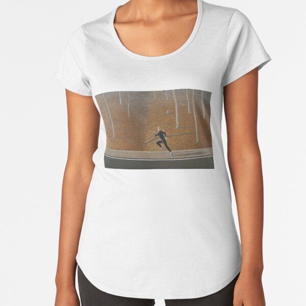 Autumn Runner Premium Scoop T-Shirt