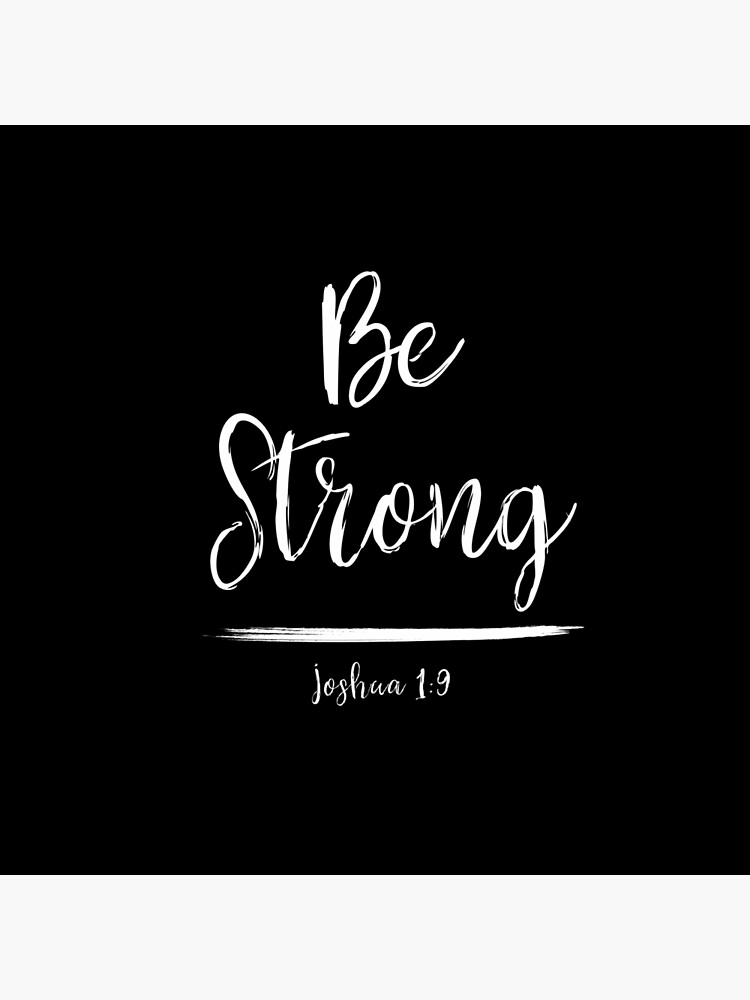 Be Strong Women S Christian Tshirt With Bible Verse Tote Bag By Crossesforever Redbubble