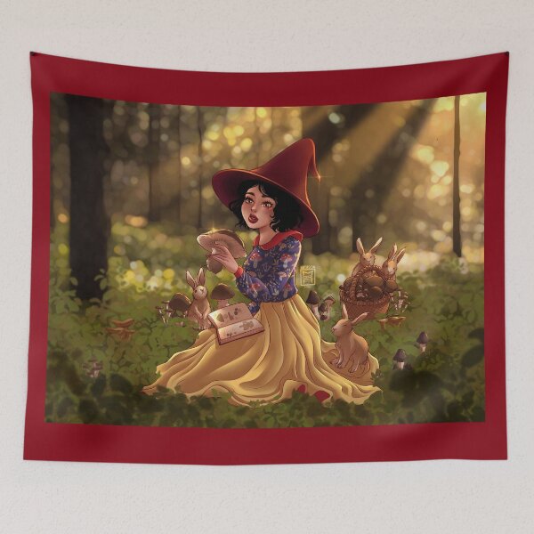 Item preview, Snow White Witch Drawing  designed and sold by Natascia Mora.