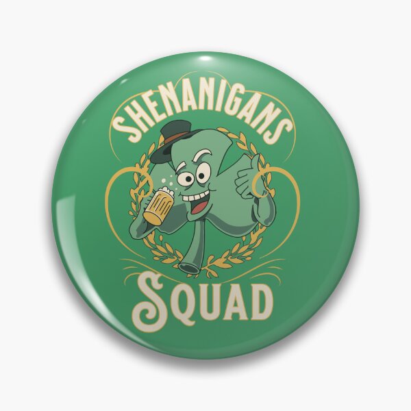 Item preview, Shenanigans Squad, Shamrock with beer, Here For Shenanigans, St Patricks Day designed and sold by AHthatIsNice.
