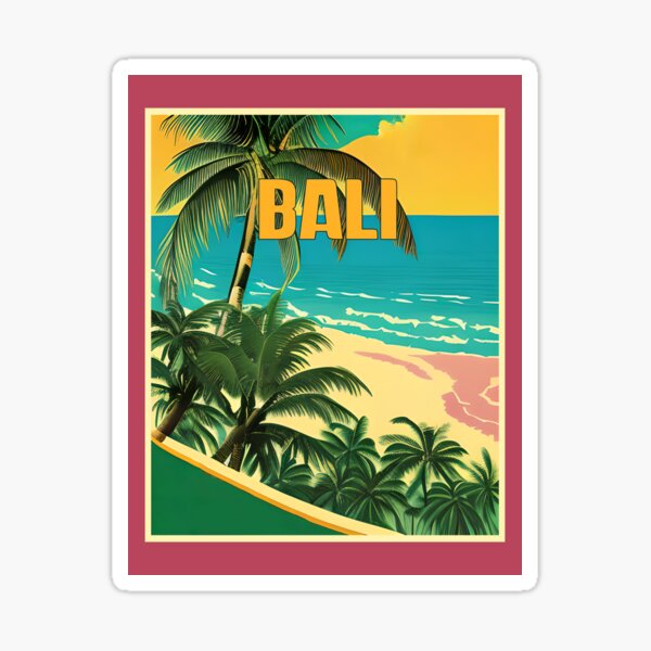 Aperçu de l'œuvre Bali créée et vendue par WordsMaps.