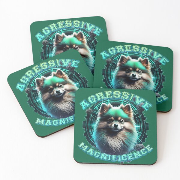 Item preview, Pomeranian "AGGRESSIVE" logo designed and sold by JuLeLa.