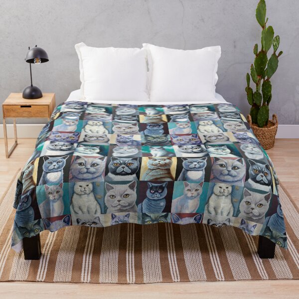Item preview, British Shorthairs (Tiled Pattern) designed and sold by MerkintileEXG.