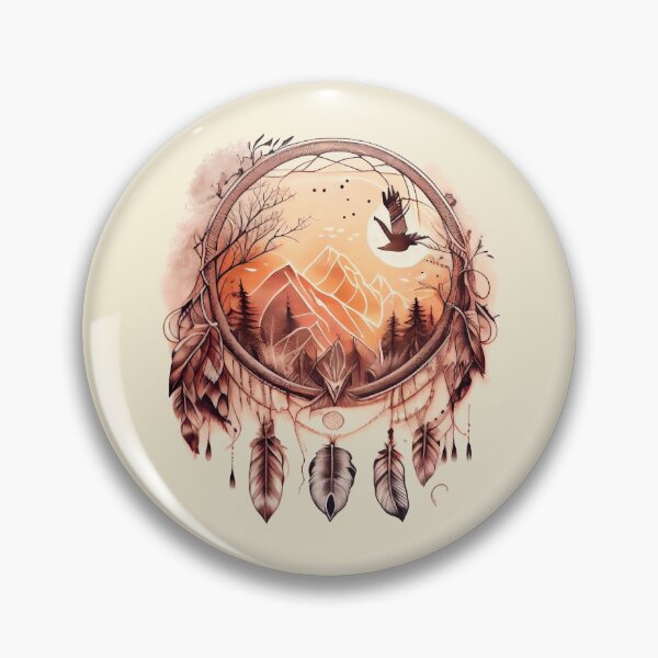 Item preview, native american tattoo designed and sold by TourDePassion.