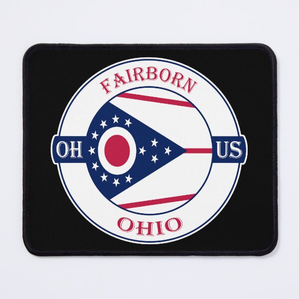 Item preview, Fairborn Ohio Flag USA Seal Stamp Badge Travel Souvenir designed and sold by TeeHome.