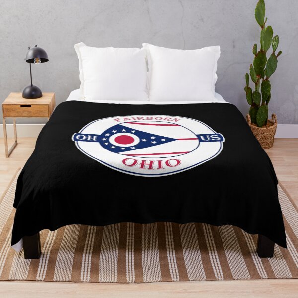 Item preview, Fairborn Ohio Flag USA Seal Stamp Badge Travel Souvenir designed and sold by TeeHome.