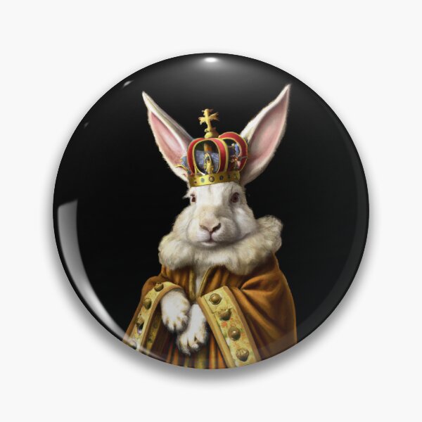 Item preview, Renaissance Portrait of Rabbit Oil Painting Digital Art  designed and sold by SourBunnyshop.