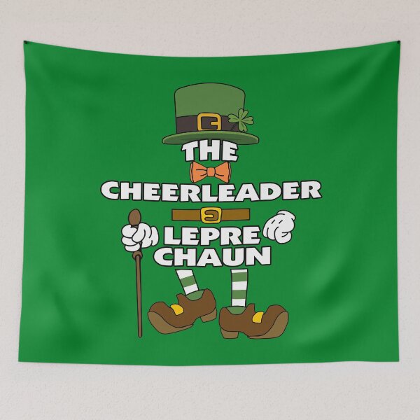 Item preview, The Cheerleader Leprechaun St Patrick's Day Celebration Matching Outfits Group Attire designed and sold by onicon.