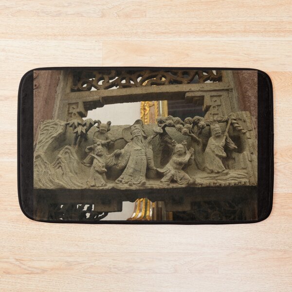 Item preview, Bas-relief with sculptures of a happy family at Wat Pho, Bangkok, Thailand. designed and sold by kall3bu.