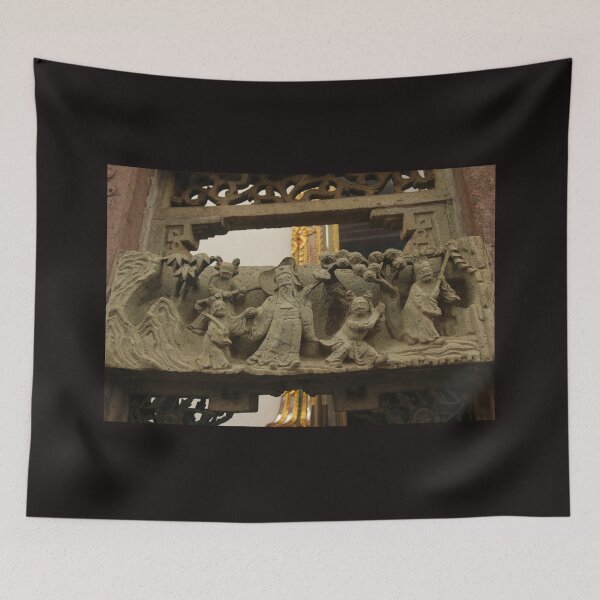 Item preview, Bas-relief with sculptures of a happy family at Wat Pho, Bangkok, Thailand. designed and sold by kall3bu.