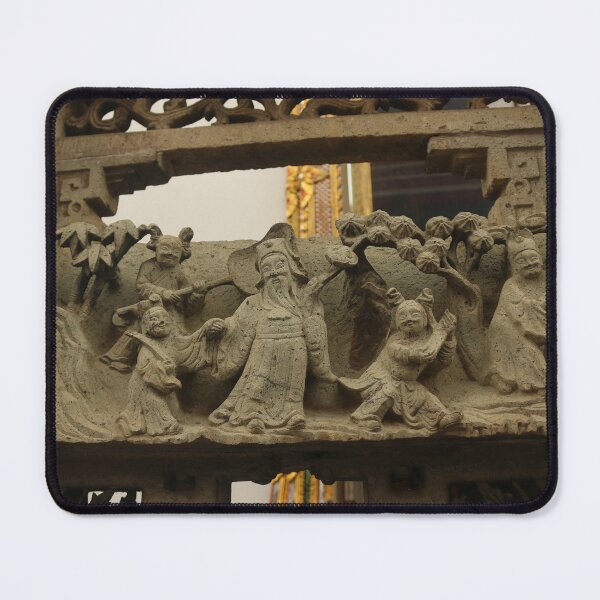 Item preview, Bas-relief with sculptures of a happy family at Wat Pho, Bangkok, Thailand. designed and sold by kall3bu.