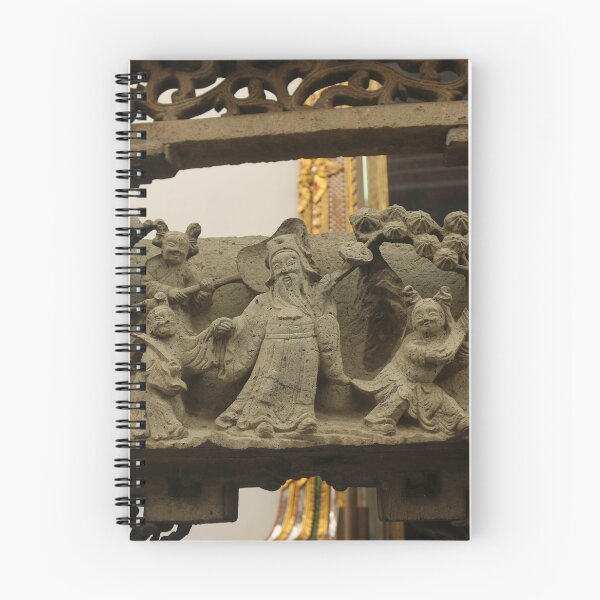 Item preview, Bas-relief with sculptures of a happy family at Wat Pho, Bangkok, Thailand. designed and sold by kall3bu.