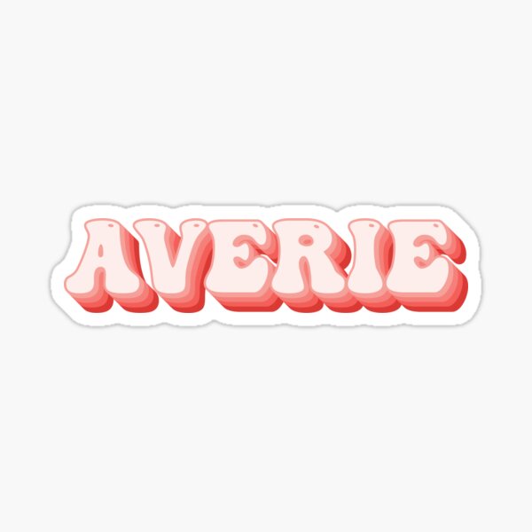 First Name Averie Stickers for Sale