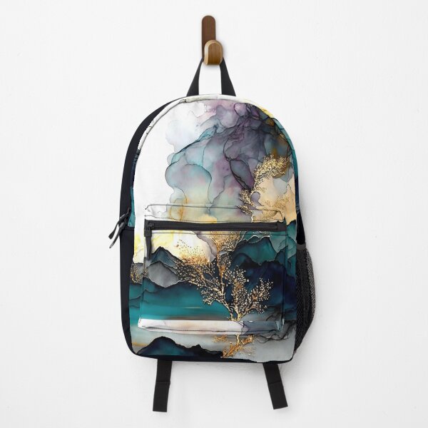 Item preview, Mountain Eruption - Abstract Alcohol Ink Resin Art designed and sold by inkvestor.