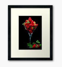 Strawberry Juice Framed Print
