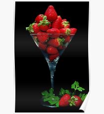 Strawberry Juice Poster