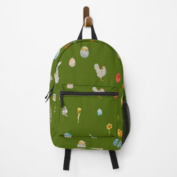 Item preview, Happy Easter title rabbit green watercolor pattern designed and sold by Yana Mustafina | Boho Soulful Designs.
