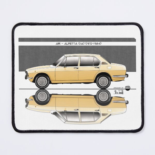 Item preview, Azaziel Original Series - Drawing of AR - Alfetta (116) in Giallo Piper designed and sold by Azaziel.