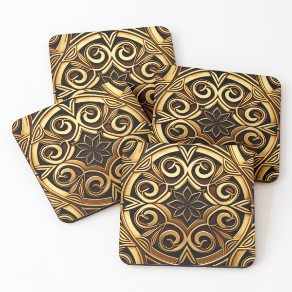 Item preview, Luxury design, black , gold and brown designed and sold by warzin.