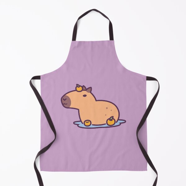 Item preview, Capybara Orange Bath designed and sold by zoljo.