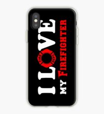 I Love my Firefighter (w/ red) iPhone Case