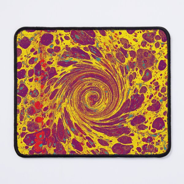 Item preview, COLOR VORTEX, Marbled Effects,Abstract Yellow Purple Red Swirls  designed and sold by BulganLumini.