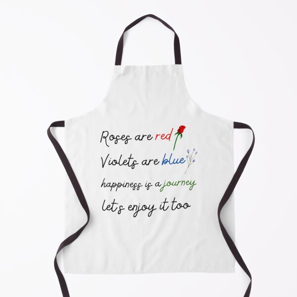 Item preview, Roses are red violets are blue happiness is a journey let's enjoy it too designed and sold by TeePassion.