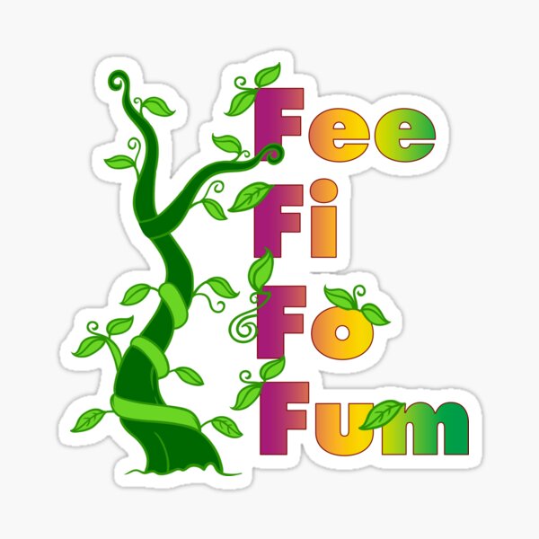 Item preview, Fee Fi Fo Fum designed and sold by Christine Mullis.