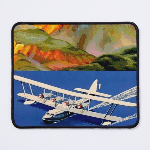 Item preview, IMPERIAL AIRWAYS : Vintage Fly To Bora Bora Travel Advertising Print designed and sold by posterbobs.