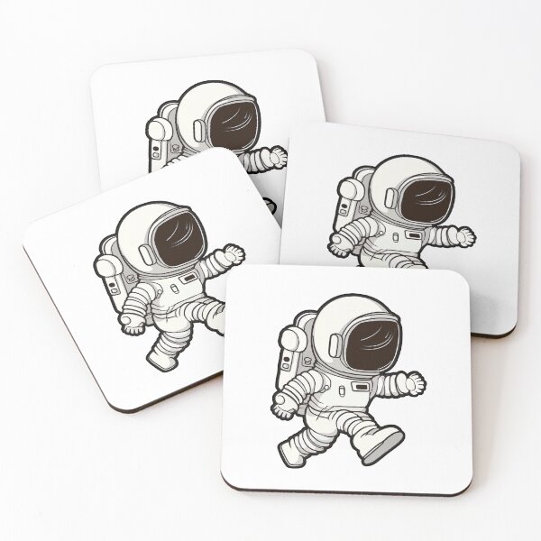 Item preview, Running Astronaut designed and sold by NaNaSpaceStore.