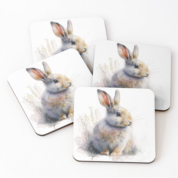 Item preview, Easter Pink Brown Bunny Adorable Illustration designed and sold by ArtfulAmbitions.
