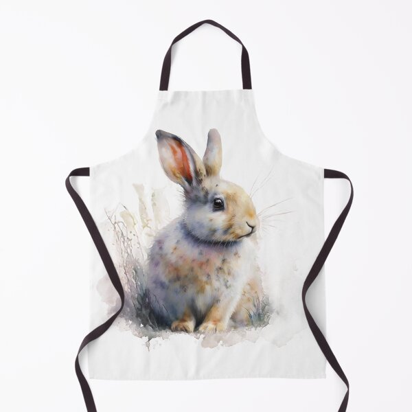 Artikelvorschau, Ostern Pink Brown Bunny Entzückende Illustration entworfen und verkauft von ArtfulAmbitions.