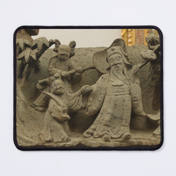 Item preview, Bas-relief with sculptures of a happy family at Wat Pho, Bangkok, Thailand.CO designed and sold by kall3bu.