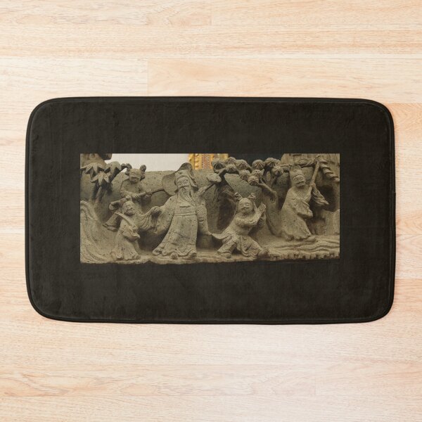 Item preview, Bas-relief with sculptures of a happy family at Wat Pho, Bangkok, Thailand.CO designed and sold by kall3bu.