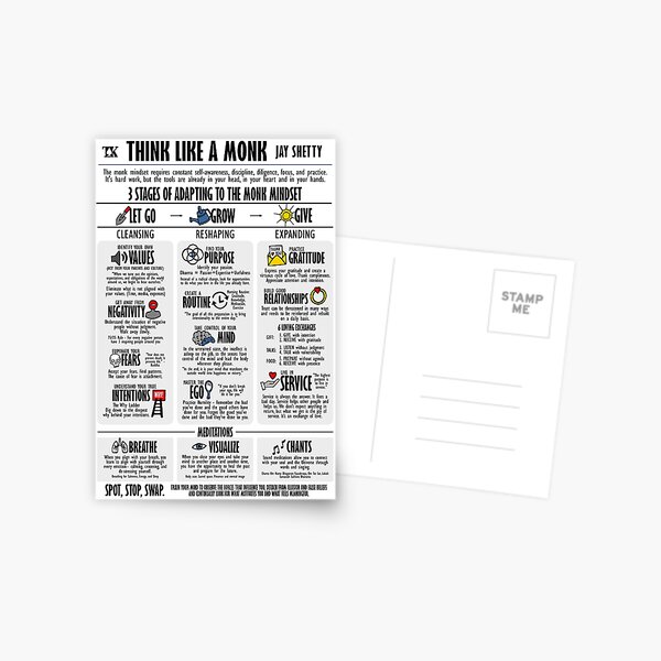 Item preview, Visual Book Think Like a Monk (Jay Shetty) designed and sold by TKsuited.
