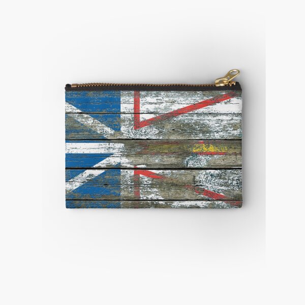 Item preview, Flag of Newfoundland on Rough Wood Boards Effect designed and sold by JeffBartels.