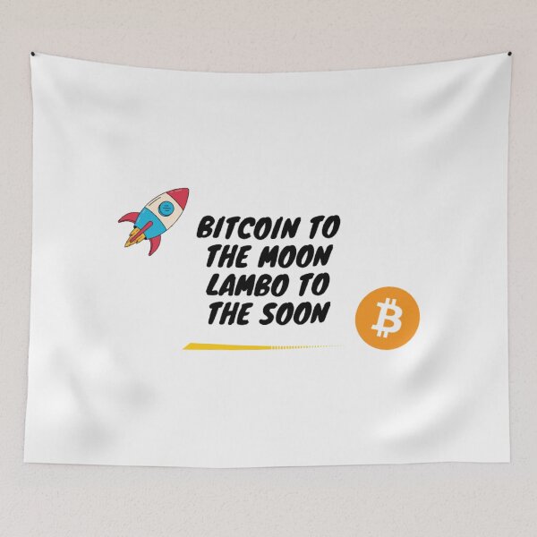 Item preview, Bitcoin to the moon Lambo to the soon designed and sold by BeSigma.