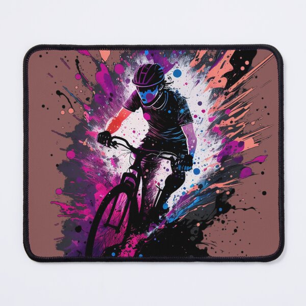 Item preview, Cycling paint splatter design designed and sold by Zip-Zup.