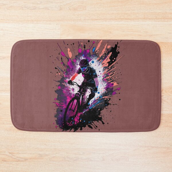 Item preview, Cycling paint splatter design designed and sold by Zip-Zup.
