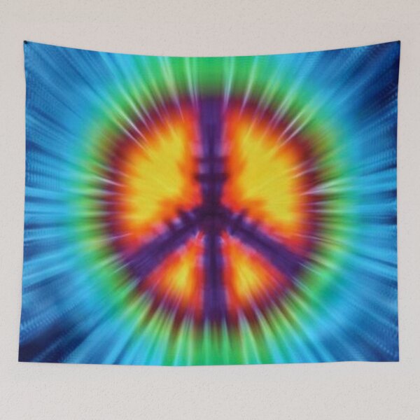 Item preview, Tie-Dye Peace Sign designed and sold by ttuniques.