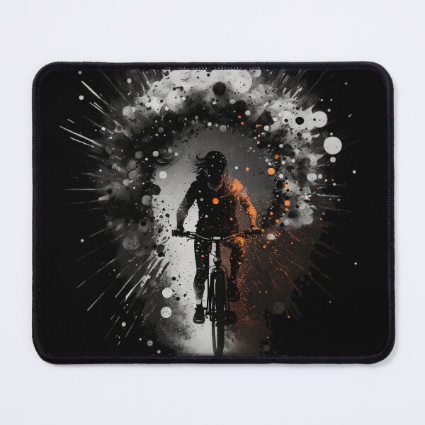 Item preview, Cyclist paint splatter design designed and sold by Zip-Zup.