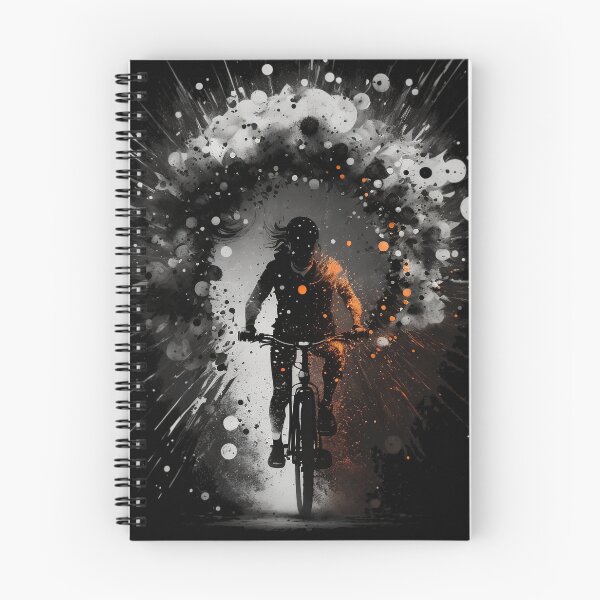 Item preview, Cyclist paint splatter design designed and sold by Zip-Zup.