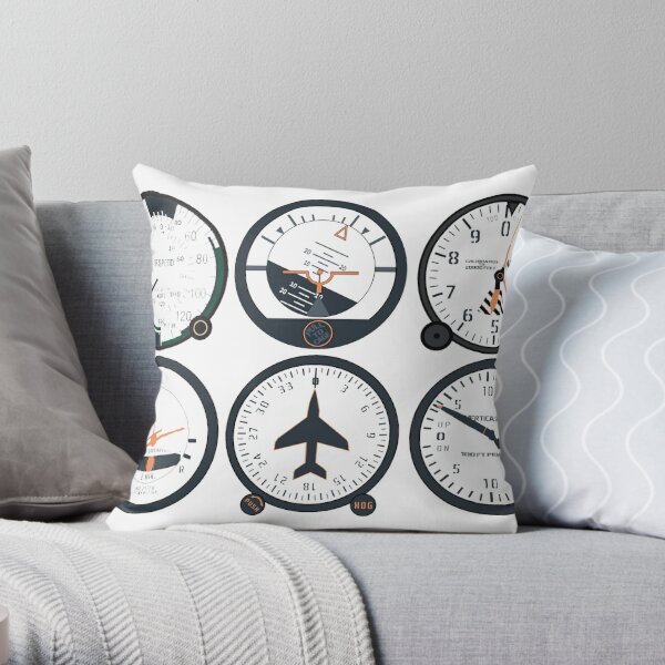 Airplane Seat Isometric - Throw Pillow