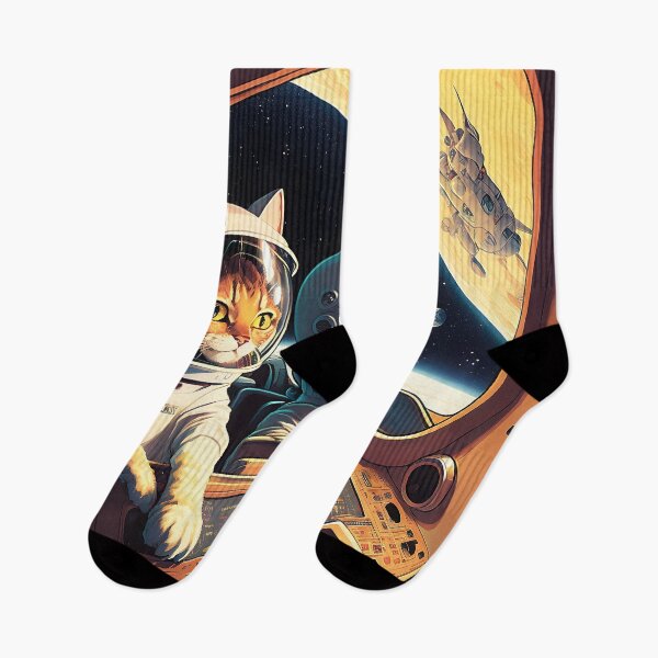 Item preview, Cute Cats in Space Retro Fantastic Japanese Anime  designed and sold by AIWanderer.