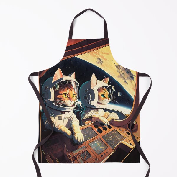 Item preview, Cute Cats in Space Retro Fantastic Japanese Anime  designed and sold by AIWanderer.