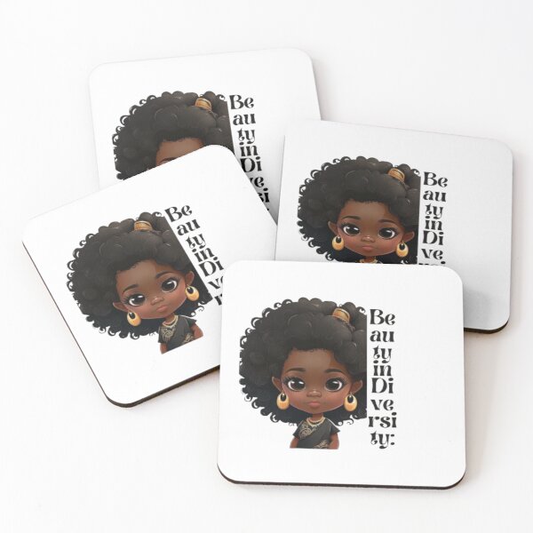 Artikelvorschau, Schönheit in der Vielfalt: Feiern der schwarzen Mädchenzeit während des Black History Month entworfen und verkauft von youssef nouree ⭐ ⭐ ⭐ ⭐ ⭐.