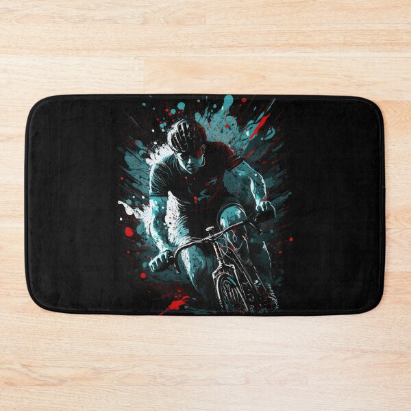 Item preview, Paint splatter cyclist designed and sold by Zip-Zup.