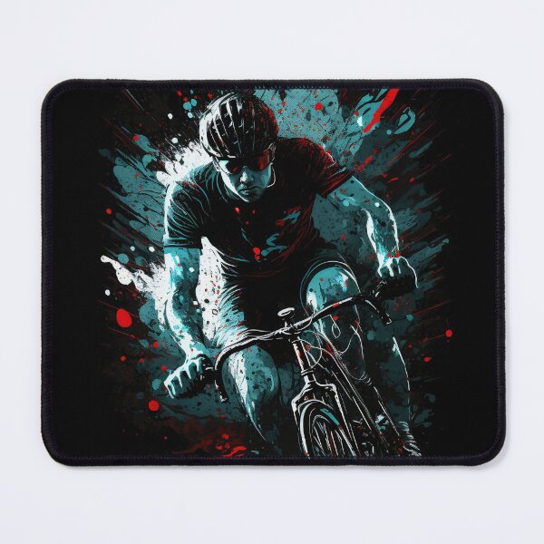 Item preview, Paint splatter cyclist designed and sold by Zip-Zup.